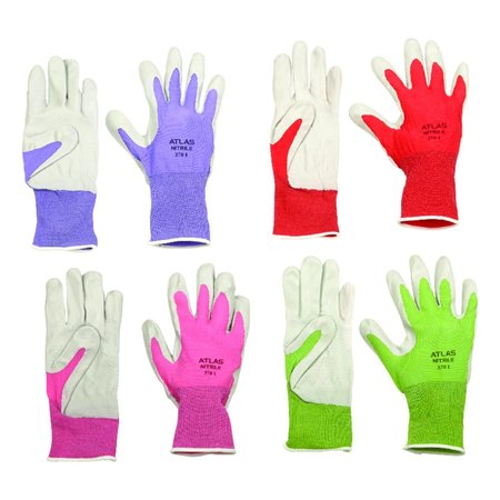 Showa Atlas Unisex Indoor/Outdoor Coated Gloves Assorted S 1 pair 3704CS-06.RT